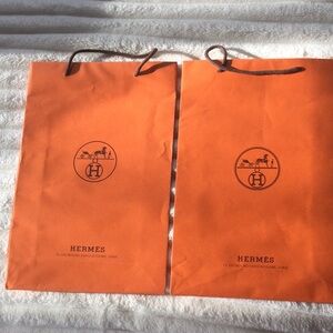 2 classic Hermes Scarf Bags